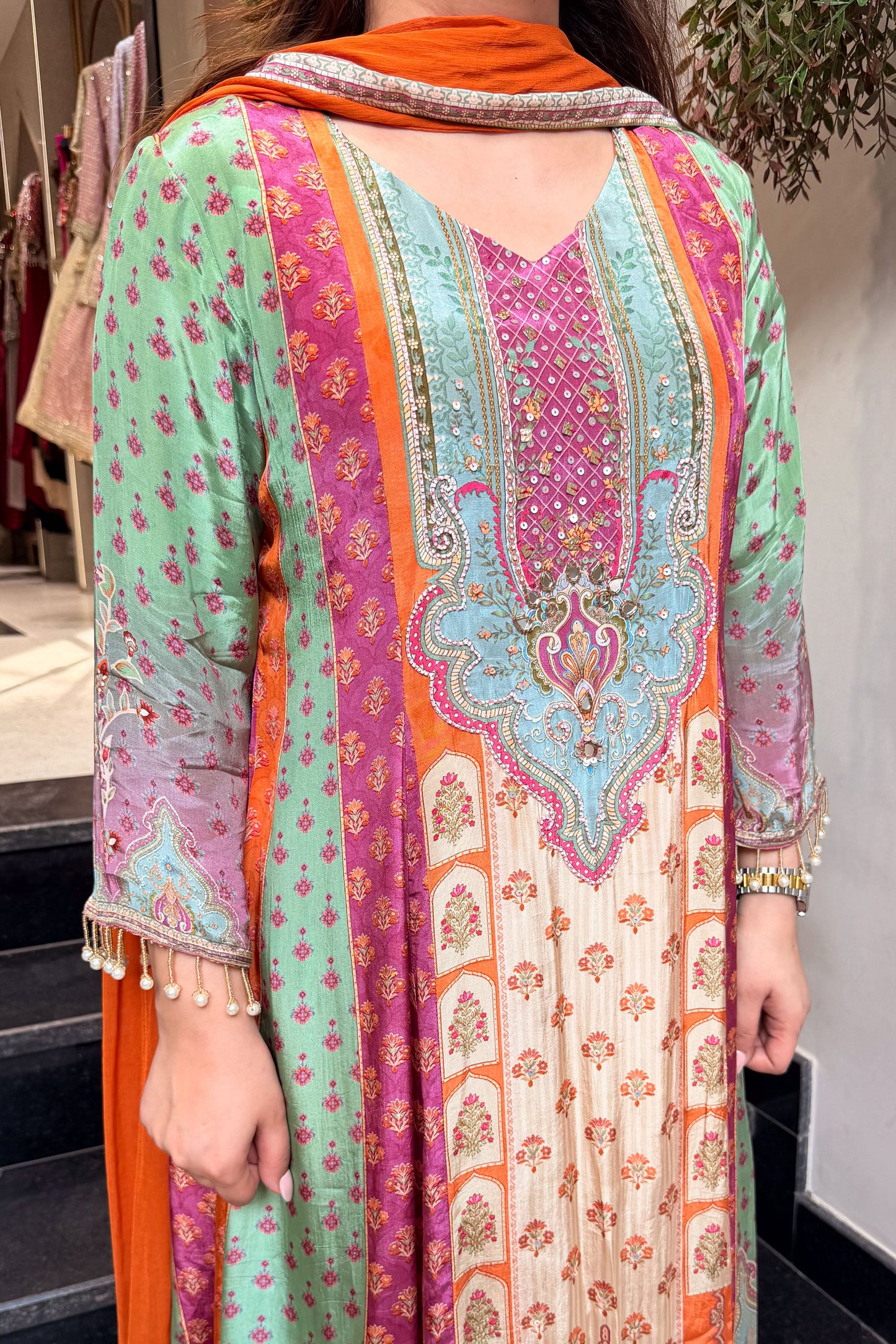 Beautiful designer anarkali suit