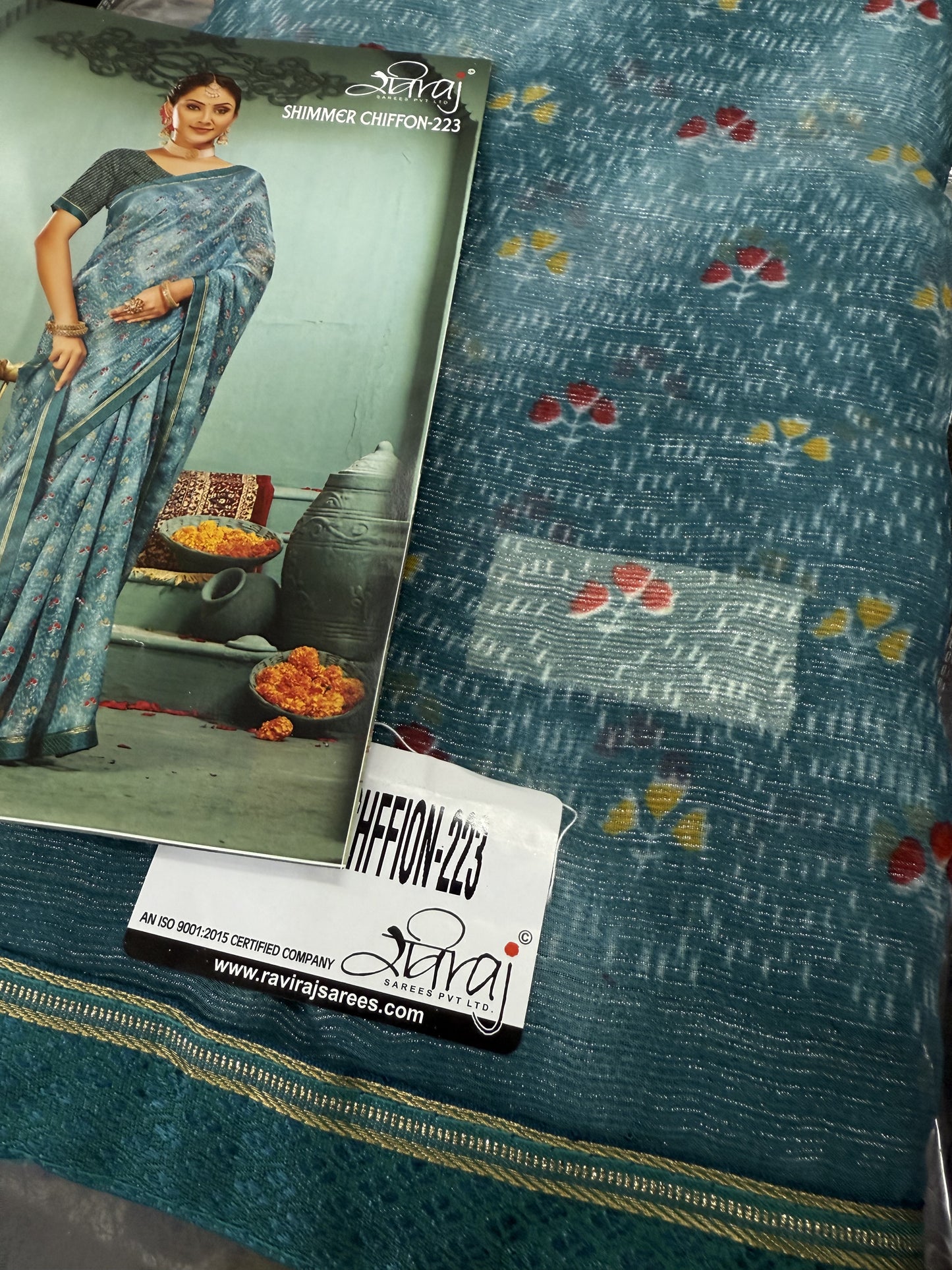 Beautiful designer floral saree