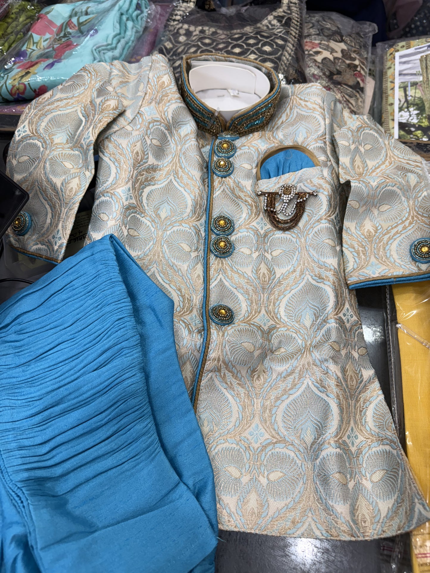Beautiful designer Sherwani suit for boys