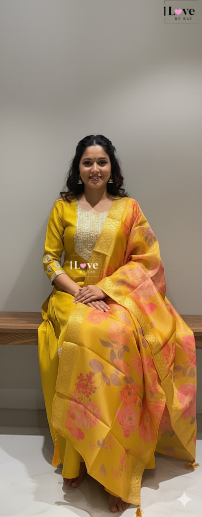 Beautiful designer plazo suit