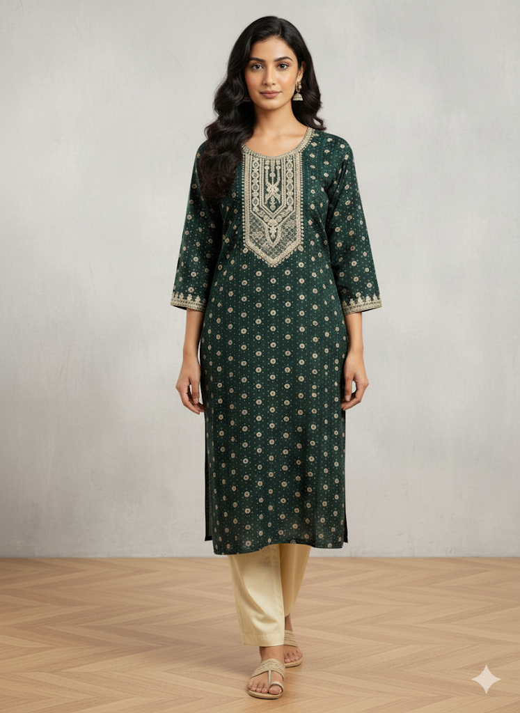 Beautiful designer Kurti with pants