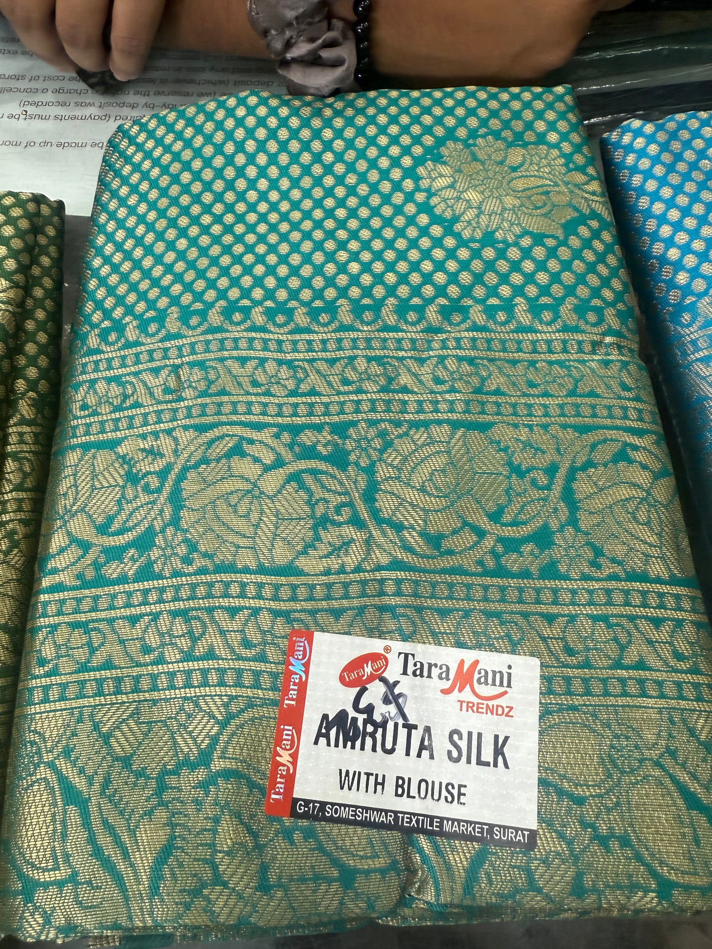 Beautiful designer silk saree