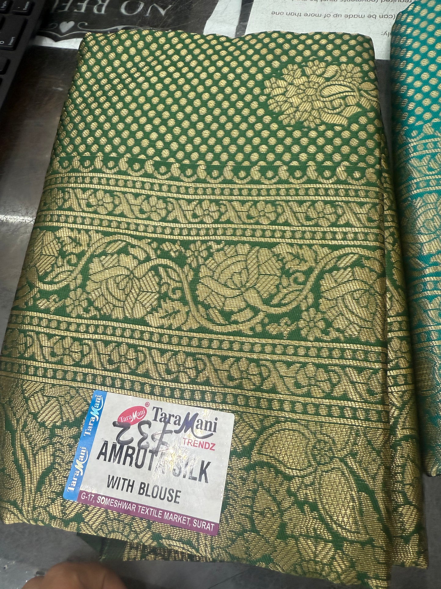 Beautiful designer silk saree