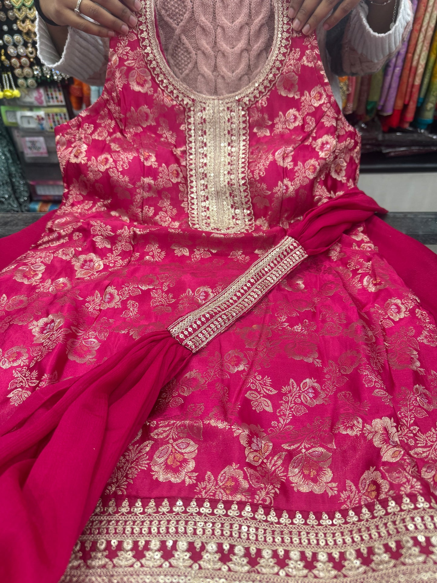 Beautiful designer plazo suit