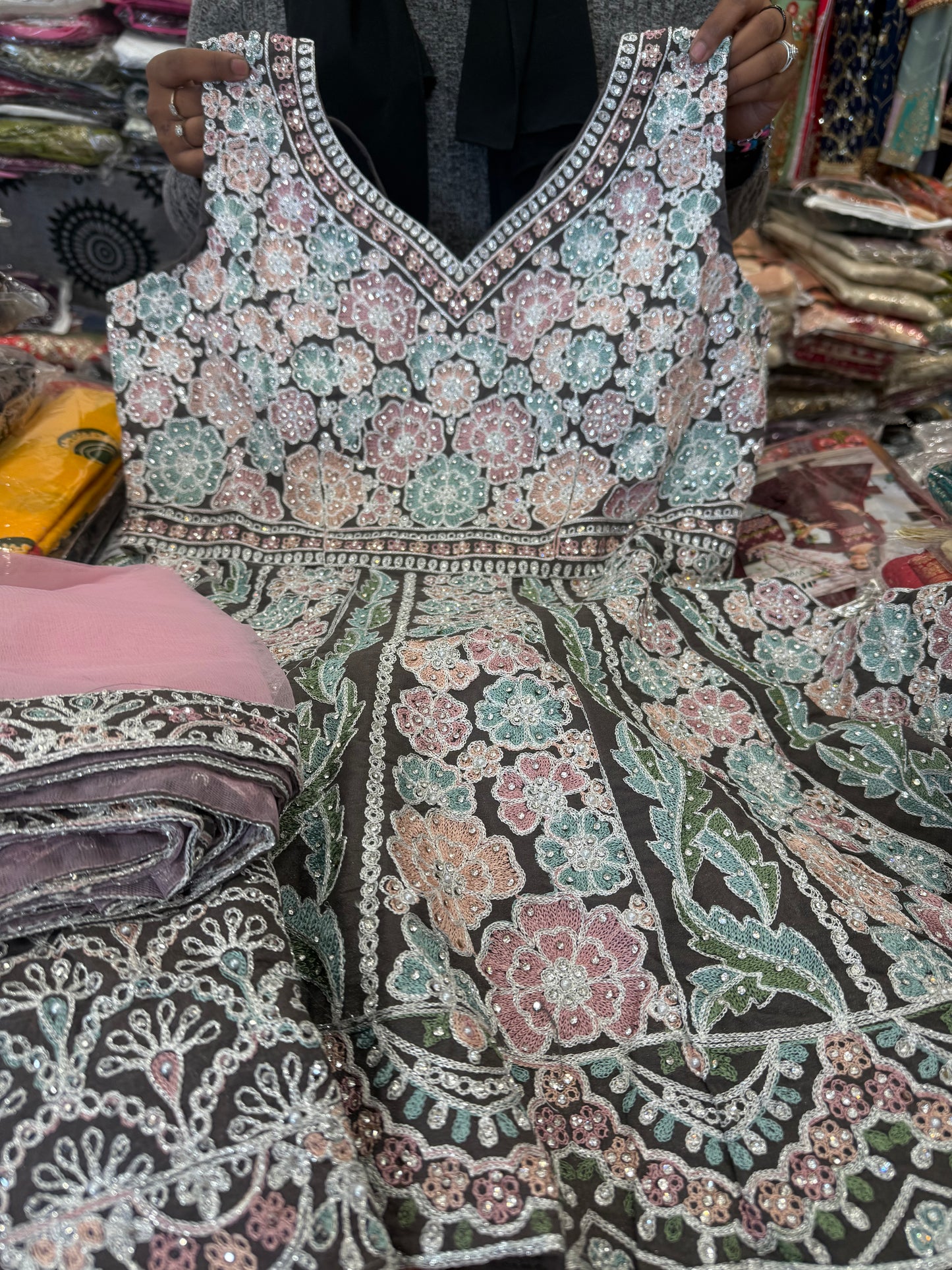 Beautiful designer sharara suit