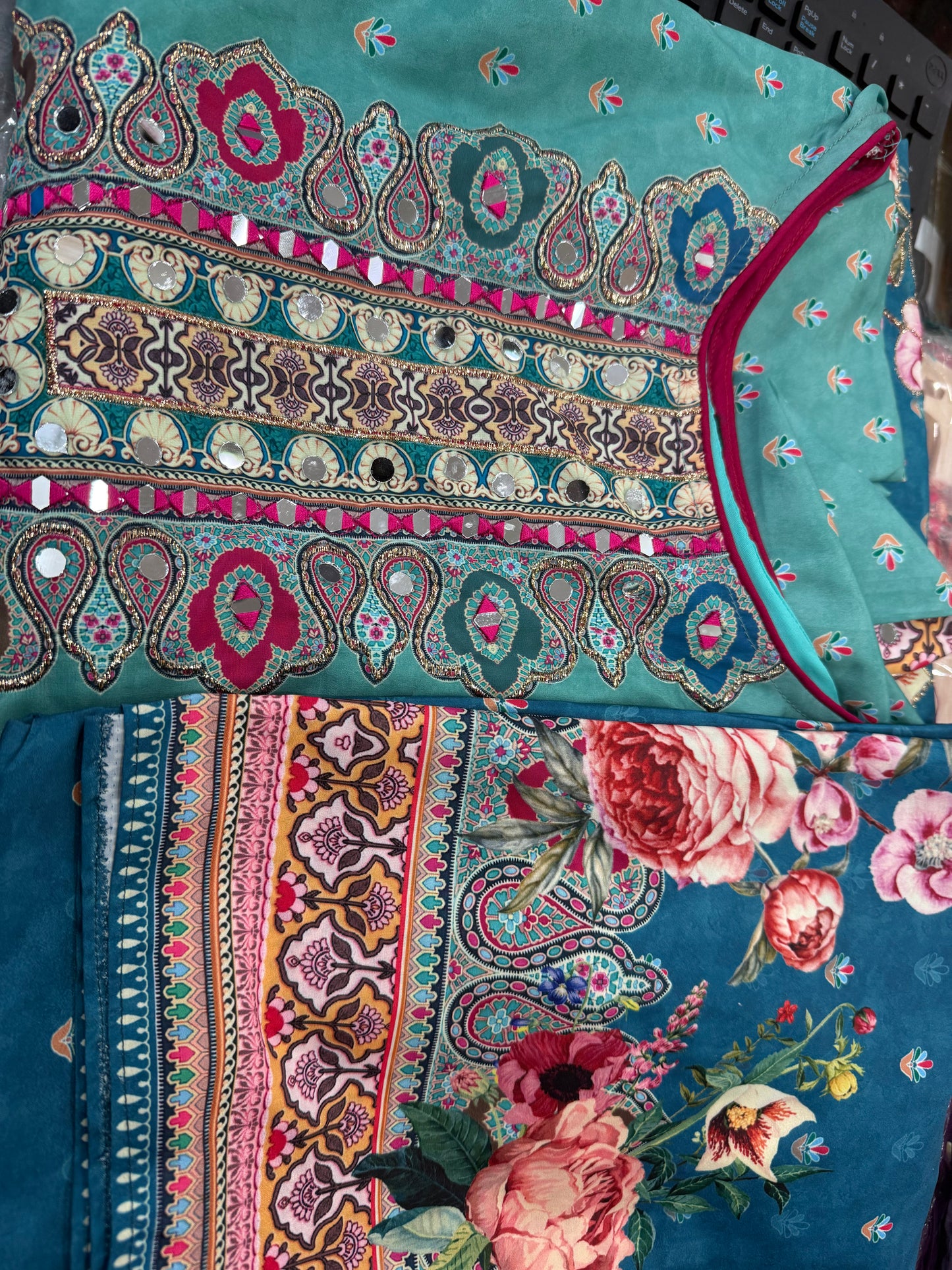 Beautiful designer 2 piece indowestern kaftan with plazo set