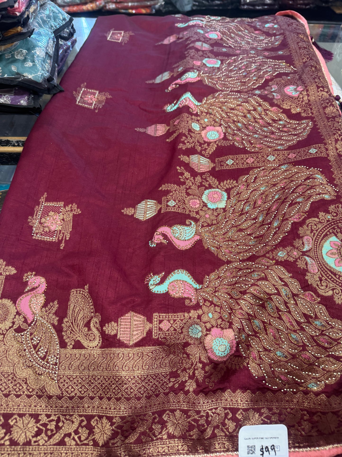 Beautiful designer cotton silk saree