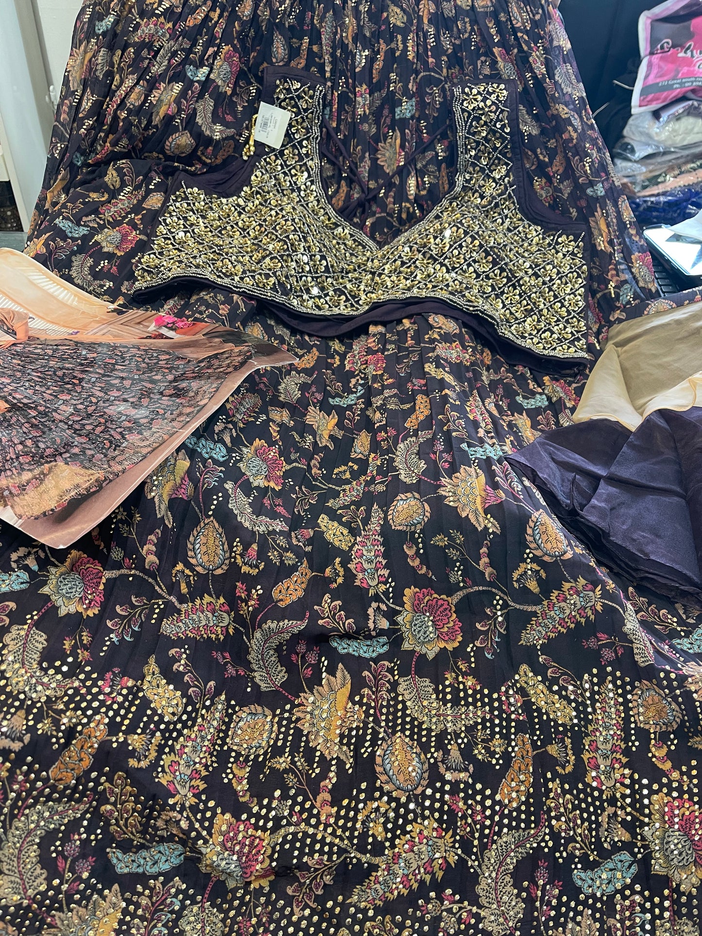 Beautiful designer lengha choli suit