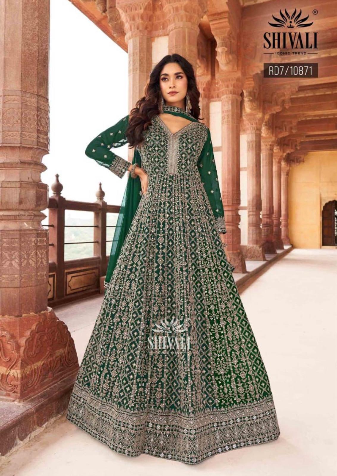 Beautiful designer anarkali gown