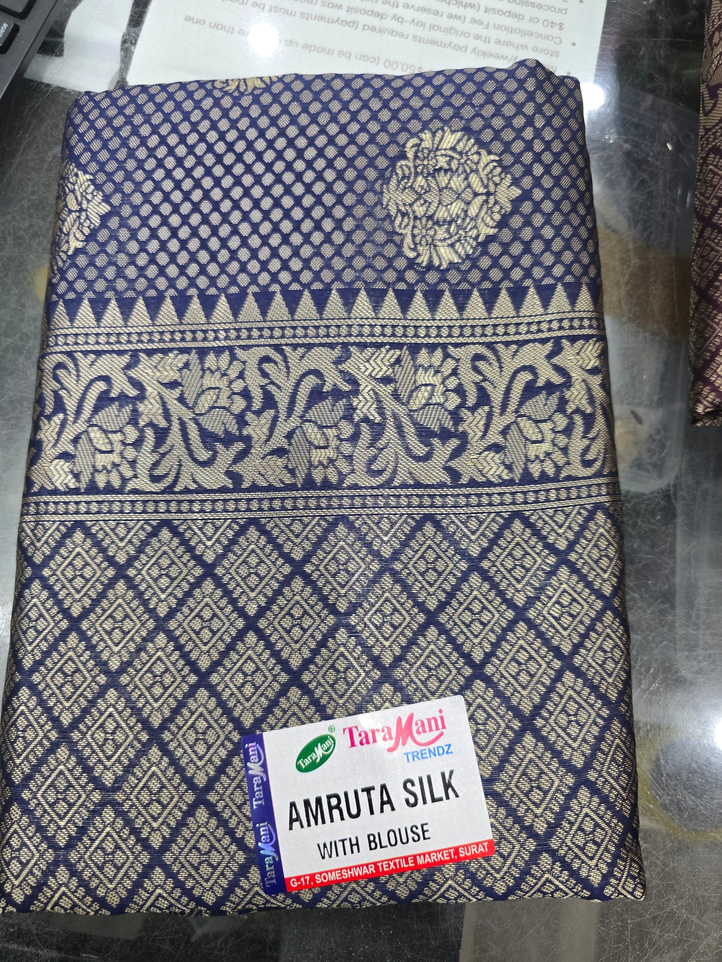 Beautiful designer silk saree
