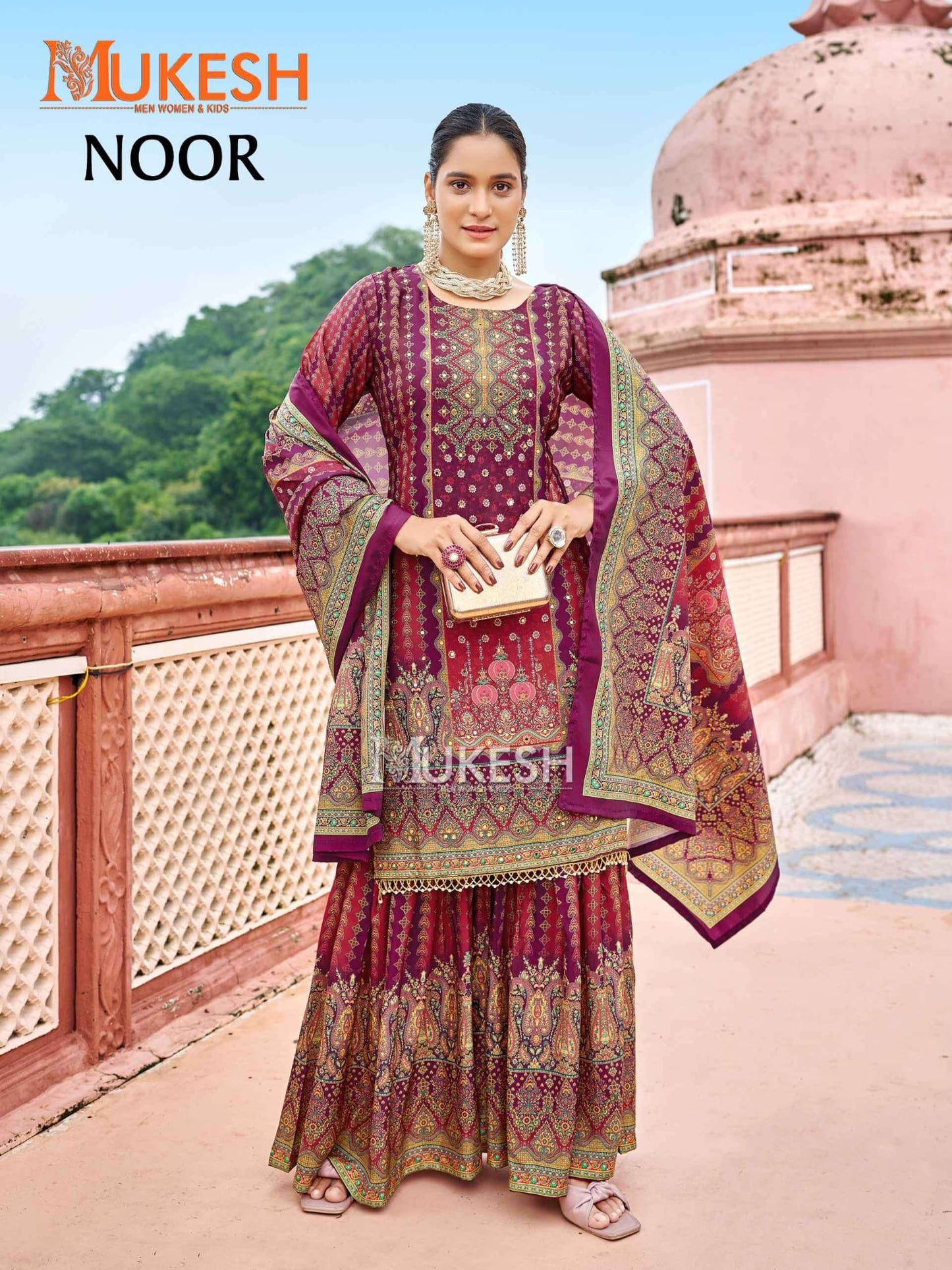 Beautiful designer sharara suit