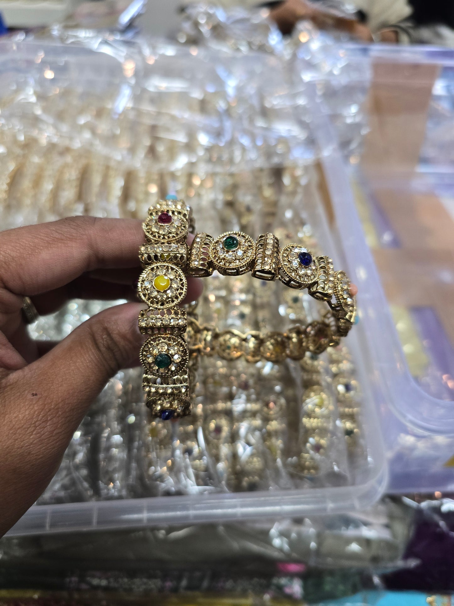 Beautiful designer silver sleek kara