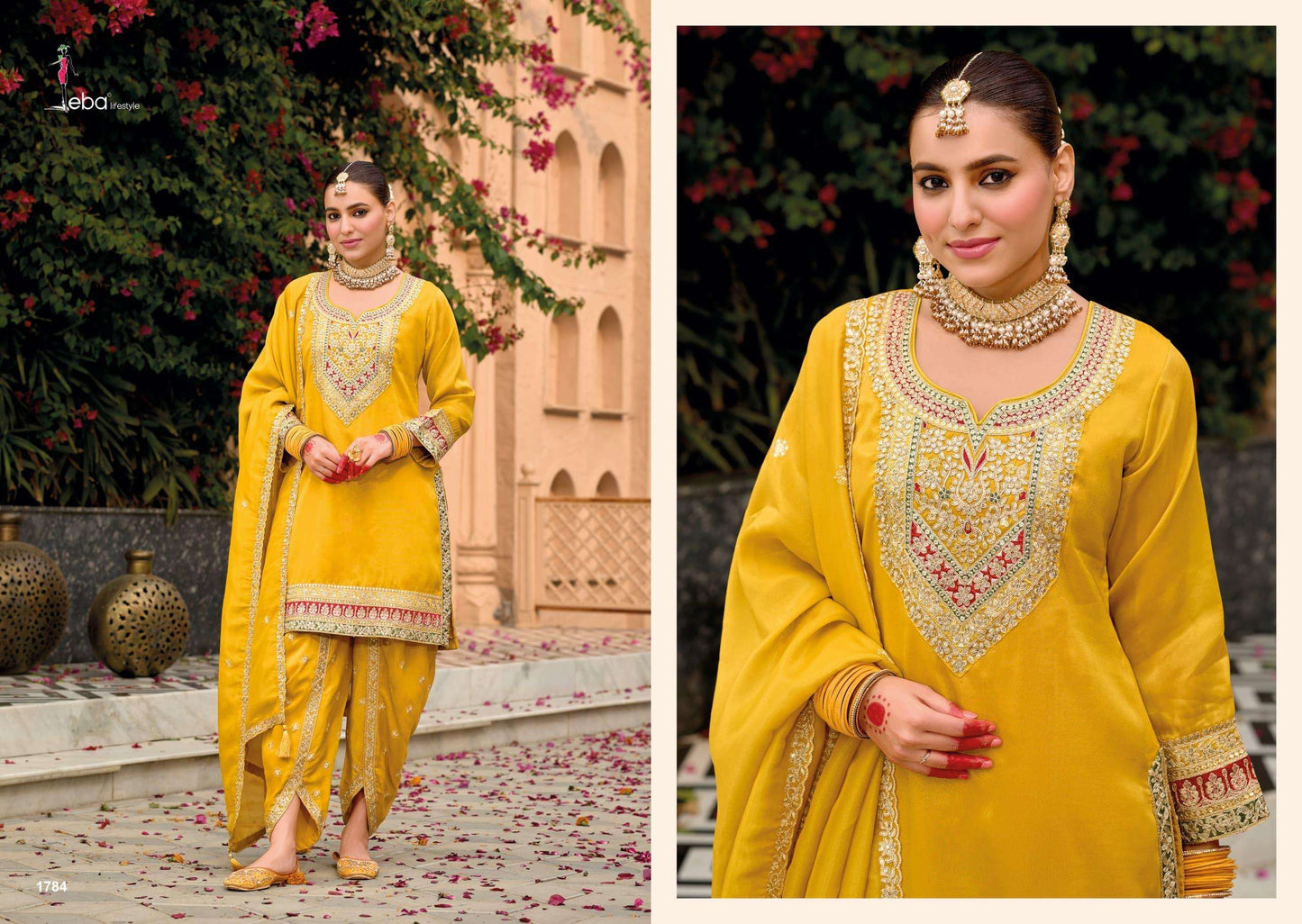 Beautiful designer dhoti salwar suit
