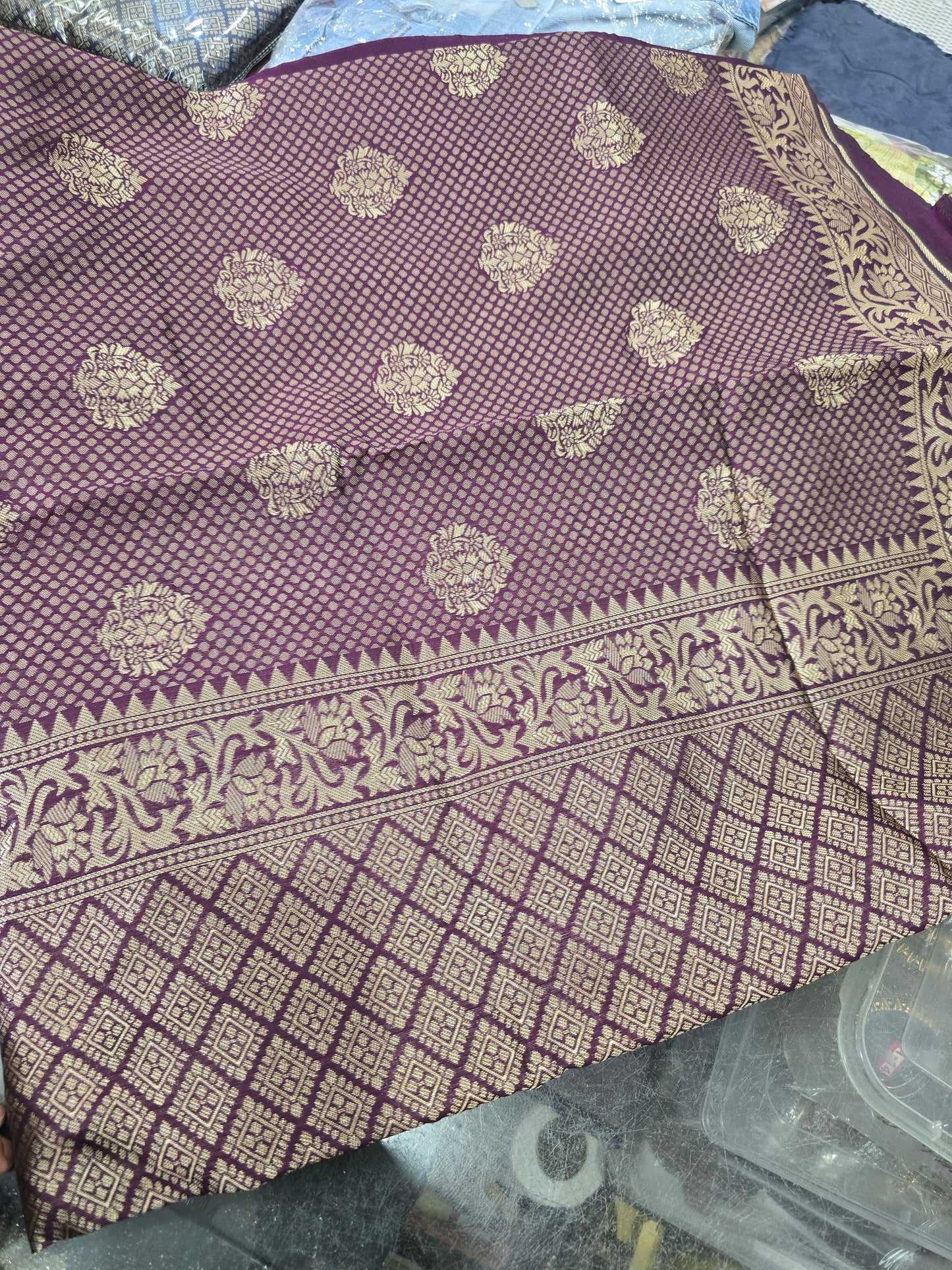Beautiful designer silk saree