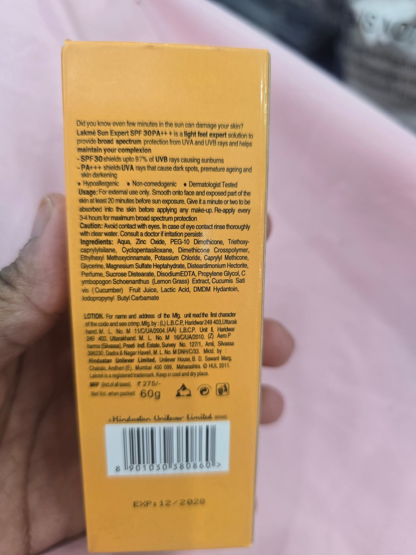 Lakme Sun Expert Spf-30 Pa++ Normal To Dry Skin Lotion - 60g