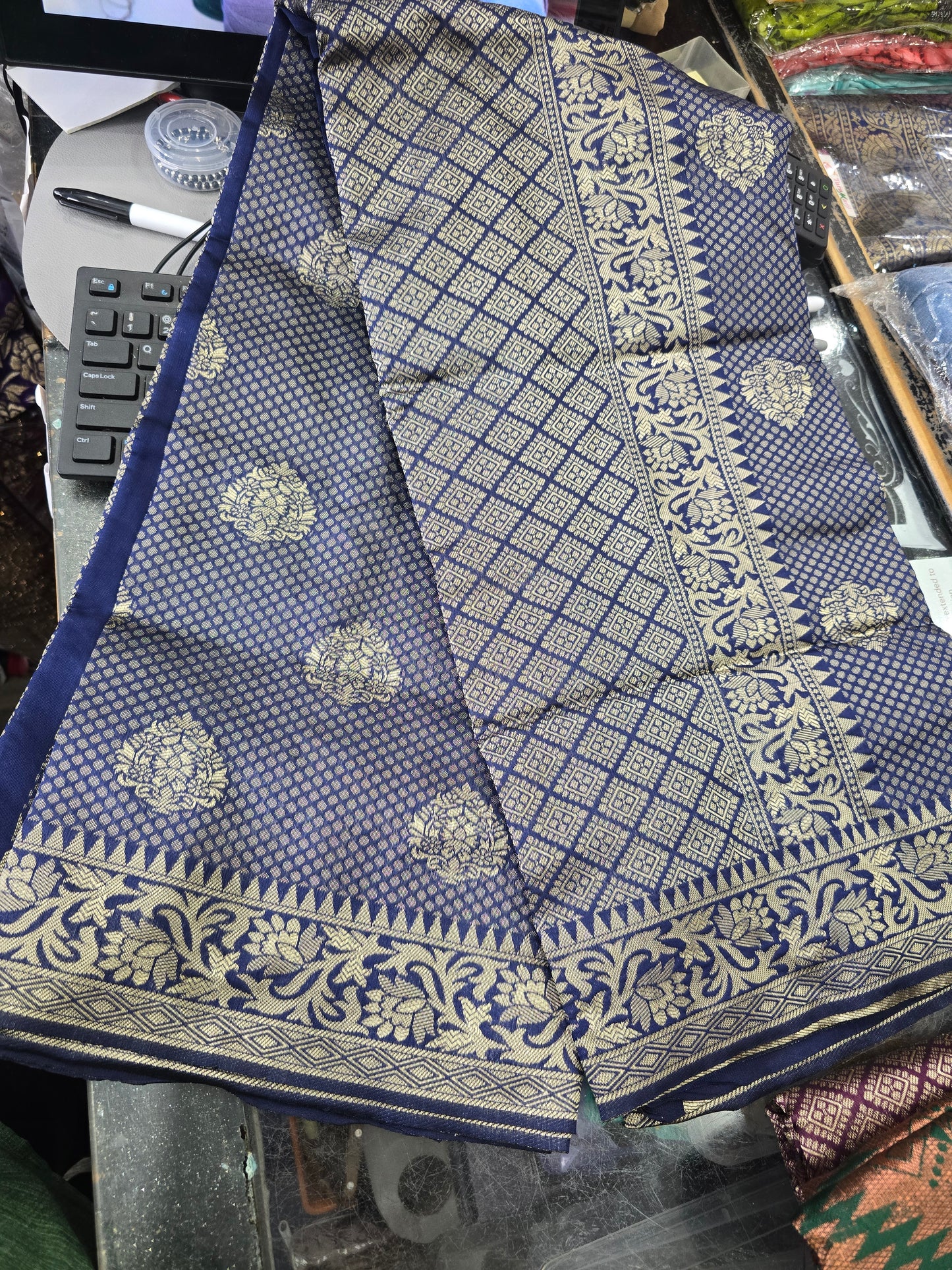 Beautiful designer silk saree