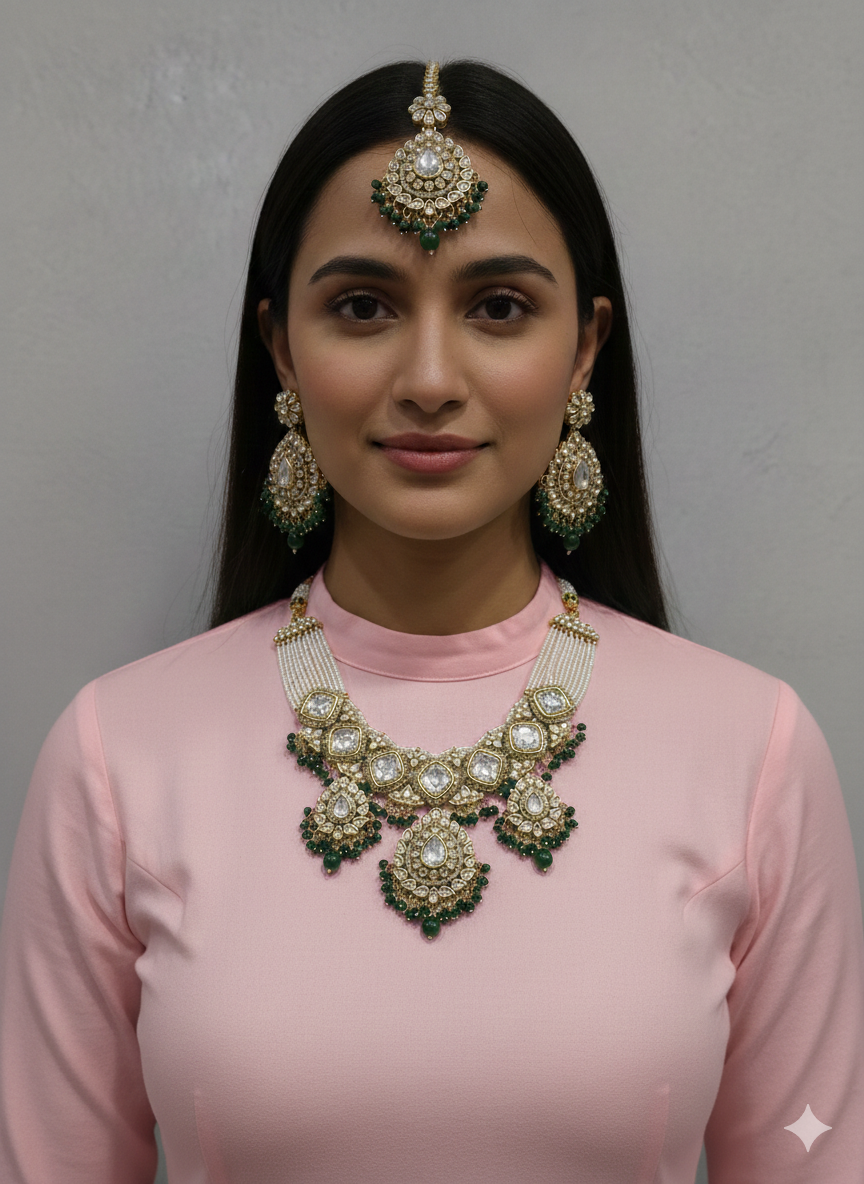 Beautiful designer necklace set