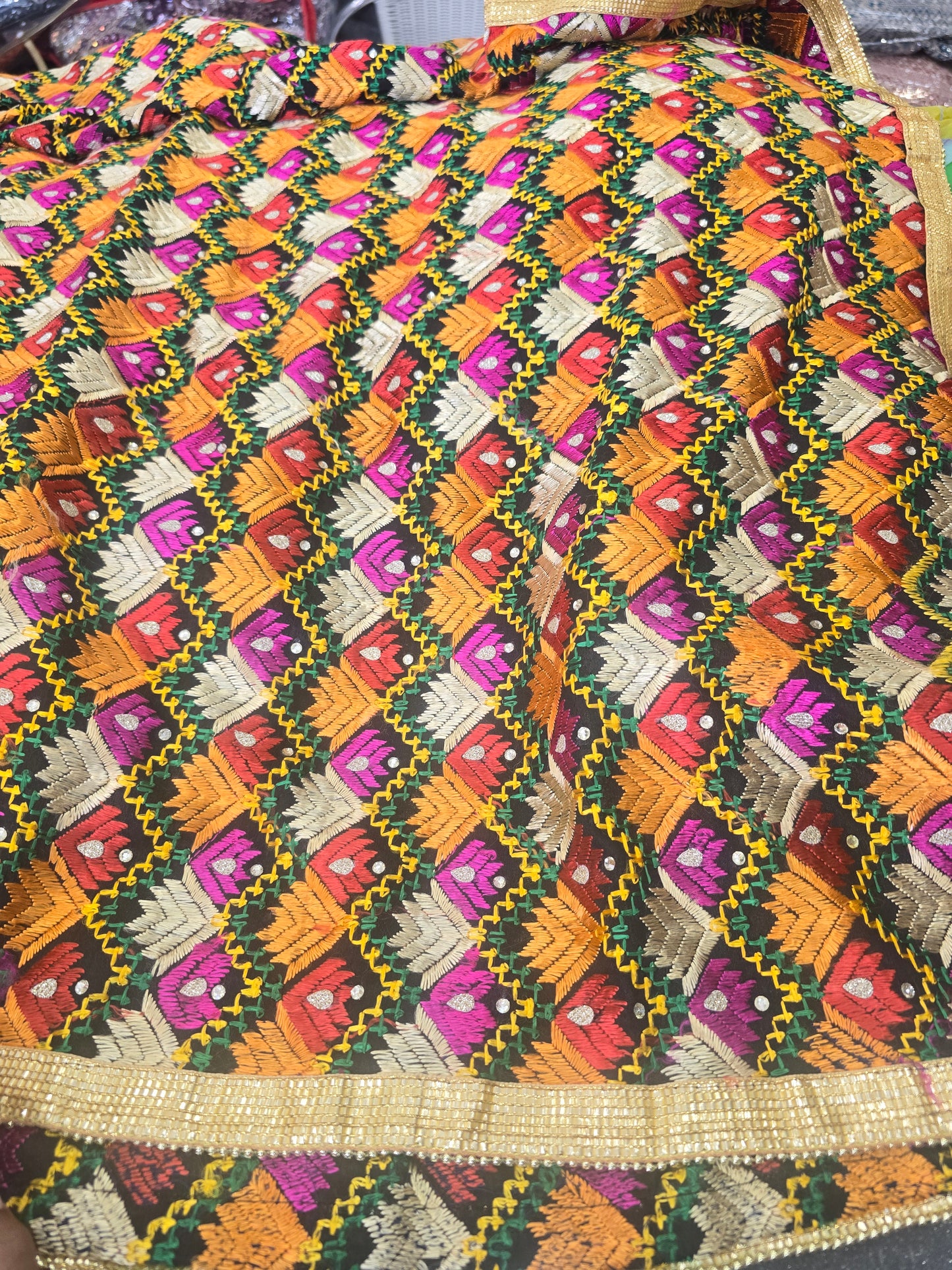 Beautiful designer phulkari dupptta