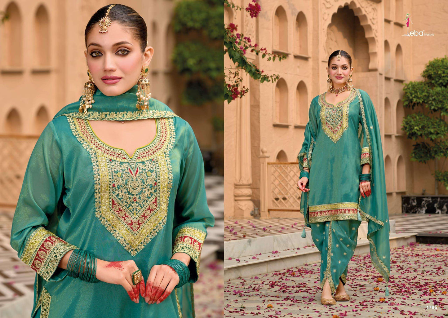 Beautiful designer dhoti salwar suit