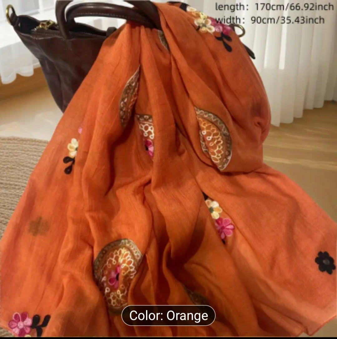 Beautiful designer embroidered scarf
