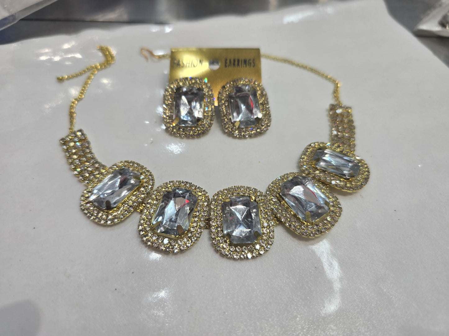 Beautiful designer necklace set with earring