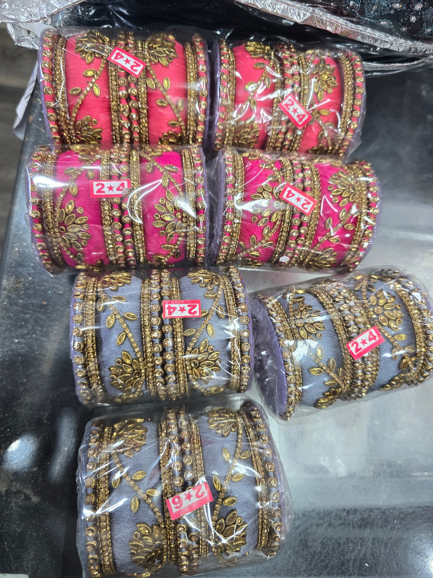 Beautiful designer silk thread bangles