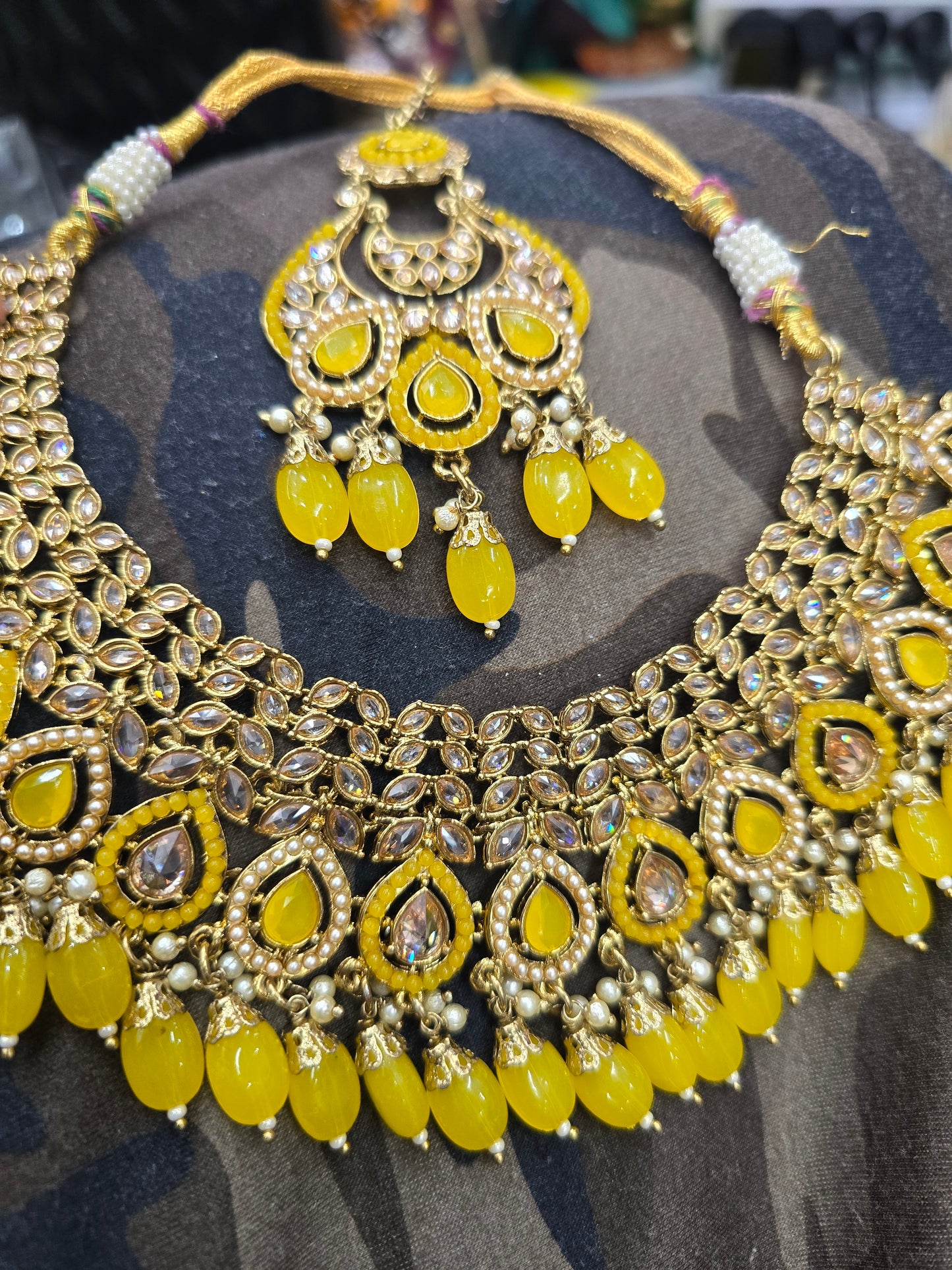 Beautiful designer necklace set