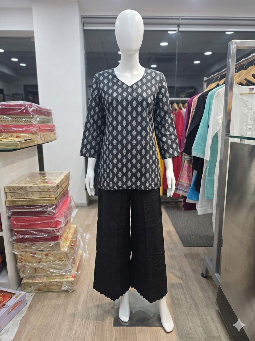 Beautiful designer Kurti with plazo