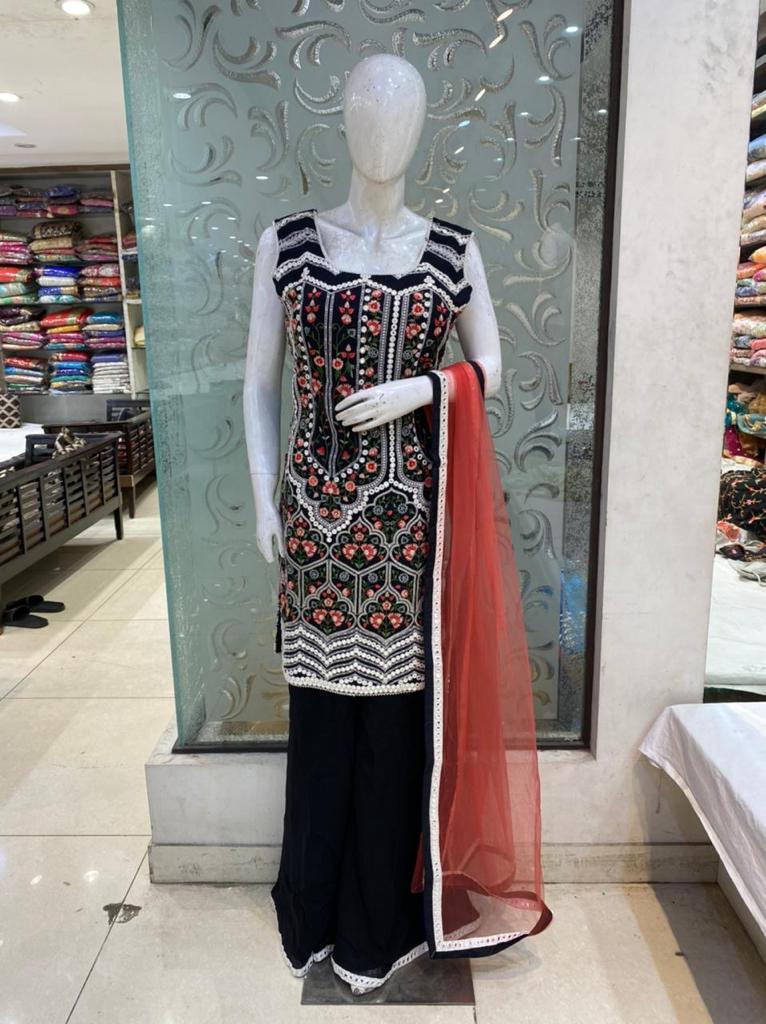 Beautiful designer sharara suit
