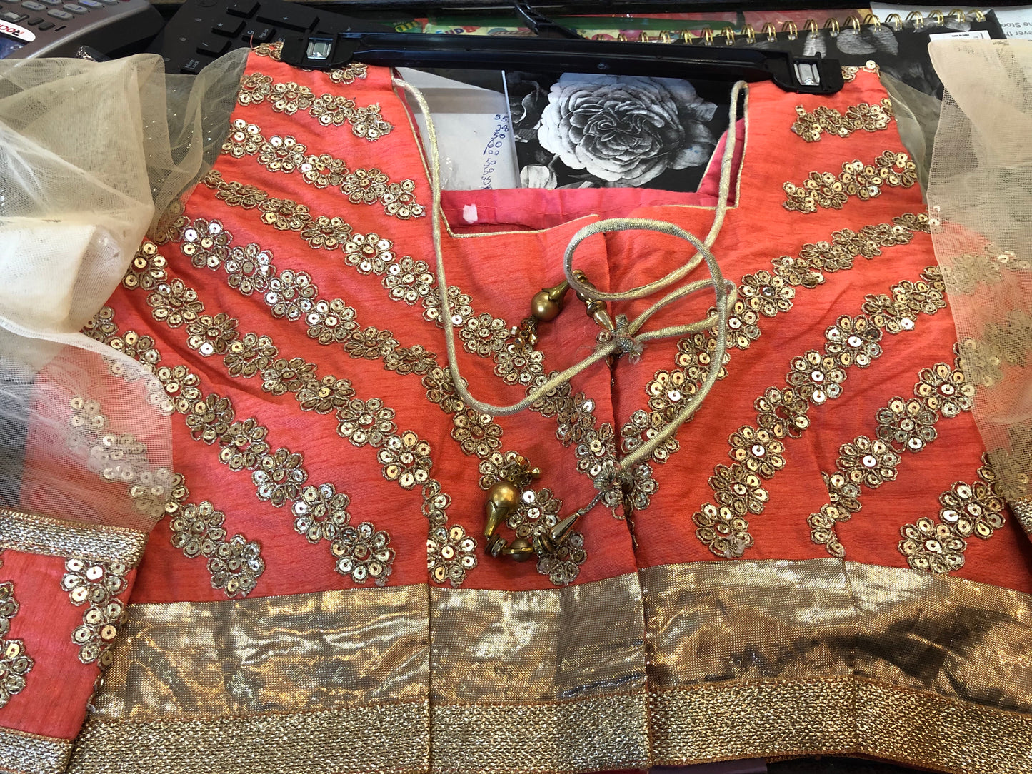 Beautiful designer silk blouse
