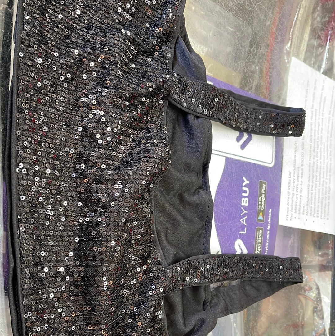 Beautiful designer sleeveless sequins blouse