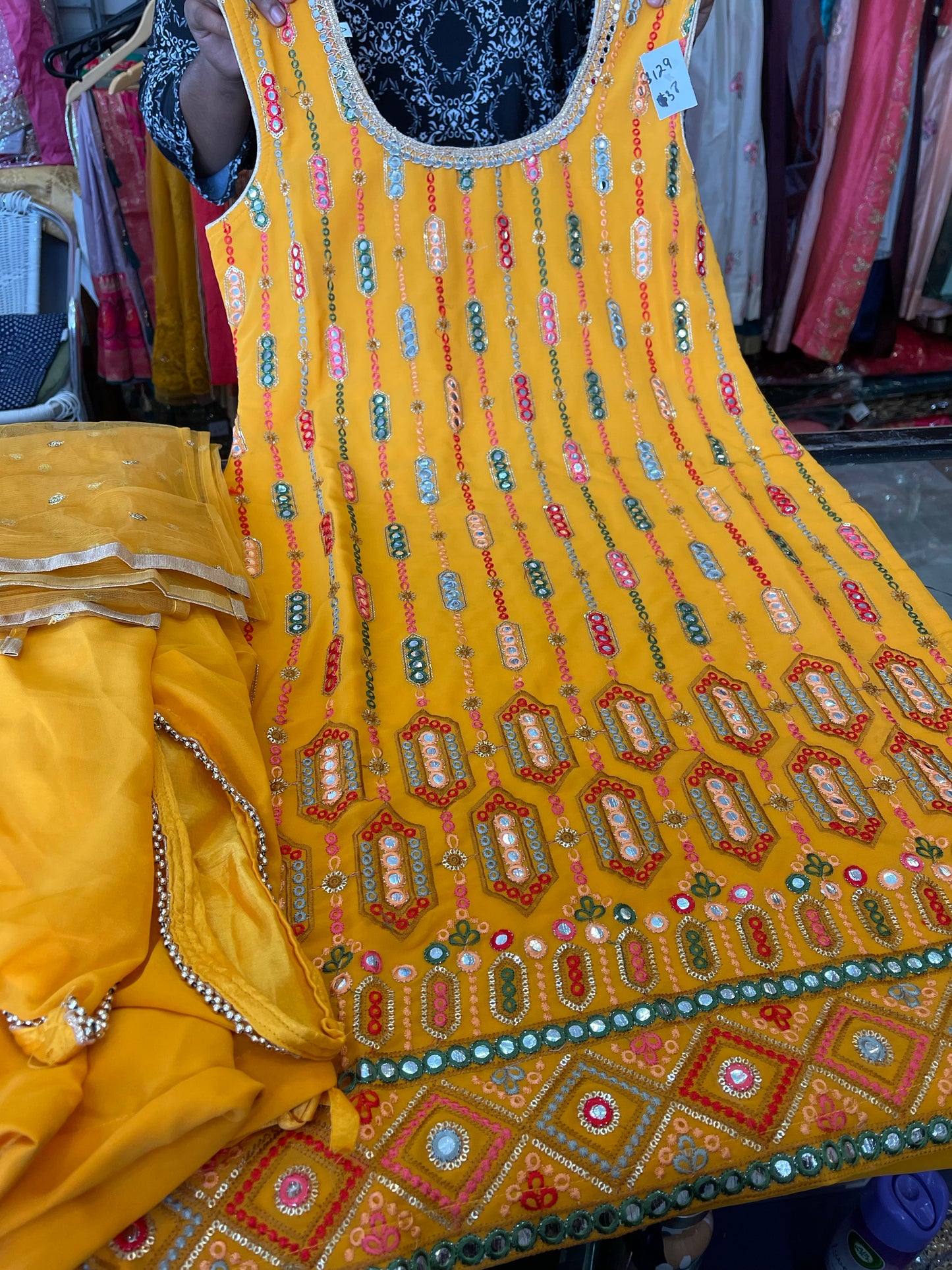 Beautiful designer dhoti salwar suit