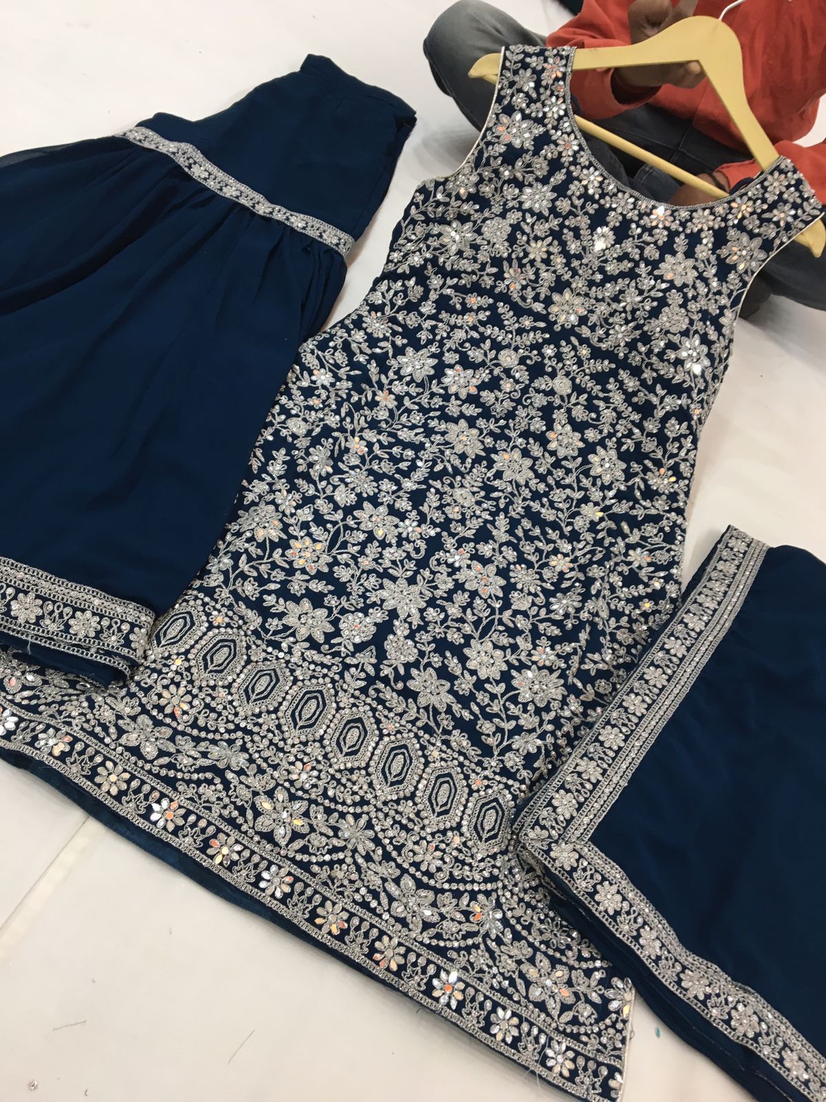 Beautiful designer sharara suit