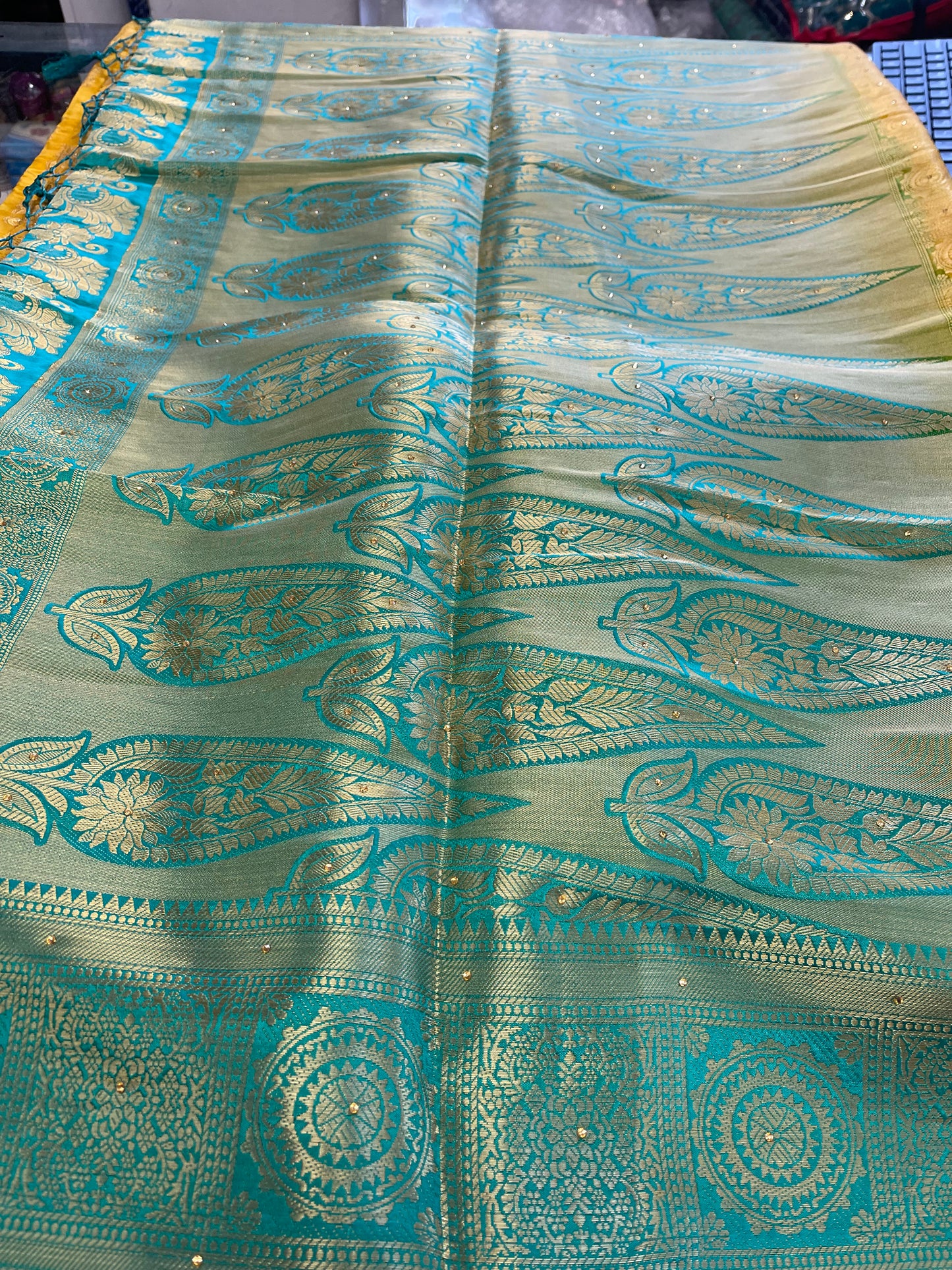 Beautiful designer silk saree