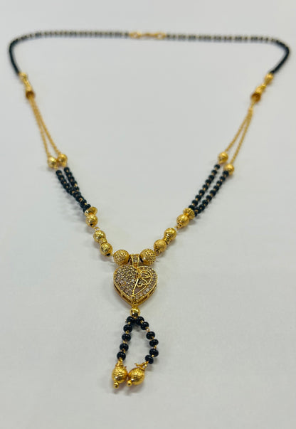 Beautiful designer American diamond mangalsutra