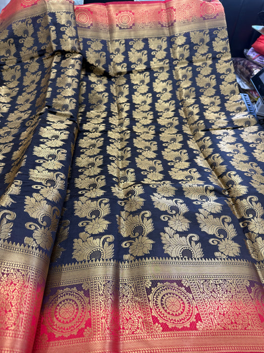 Beautiful designer silk saree