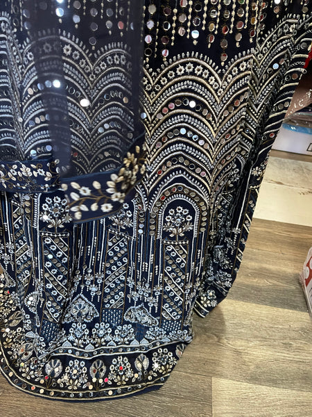 Beautiful designer gown style anarkali suit
