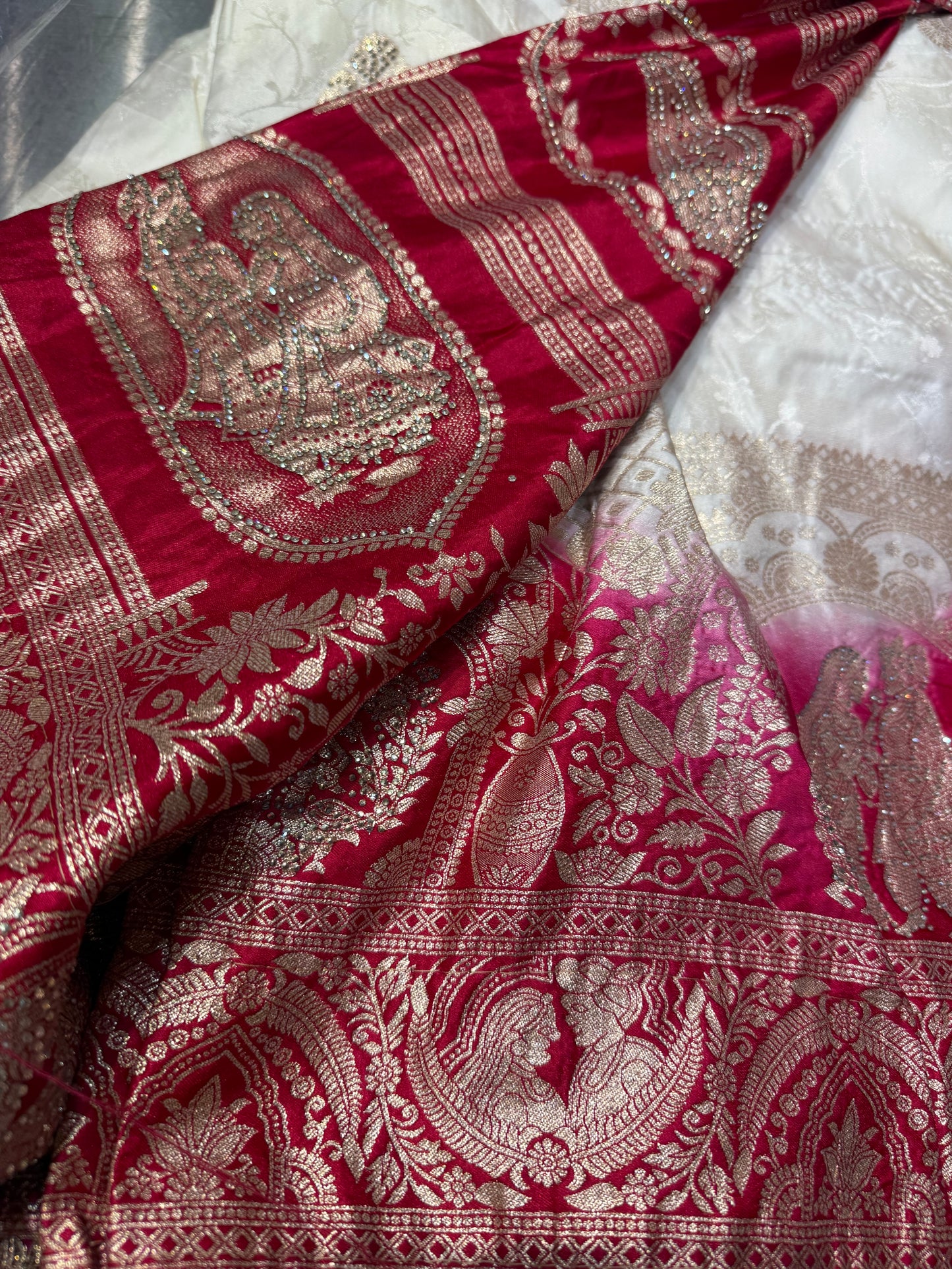 Beautiful designer pure silk saree