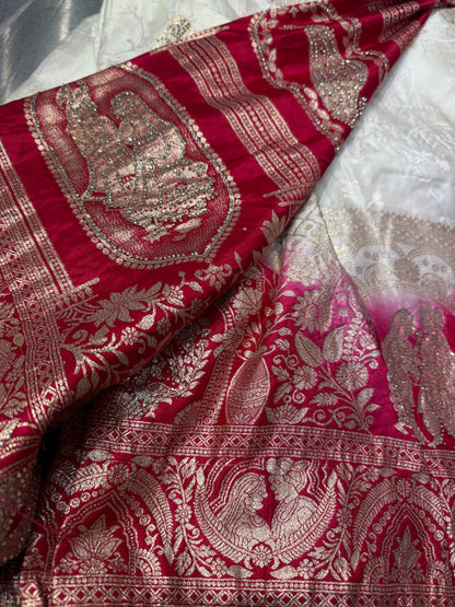 Beautiful designer pure silk saree