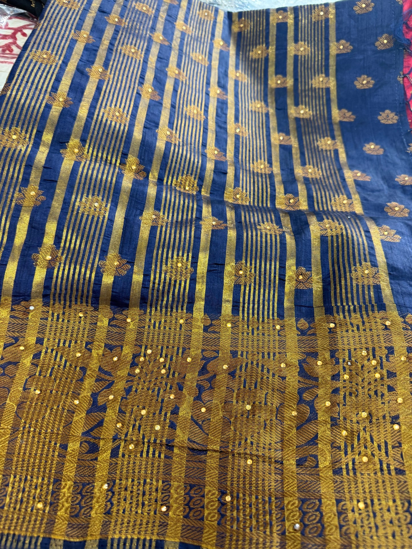 Beautiful designer silk saree