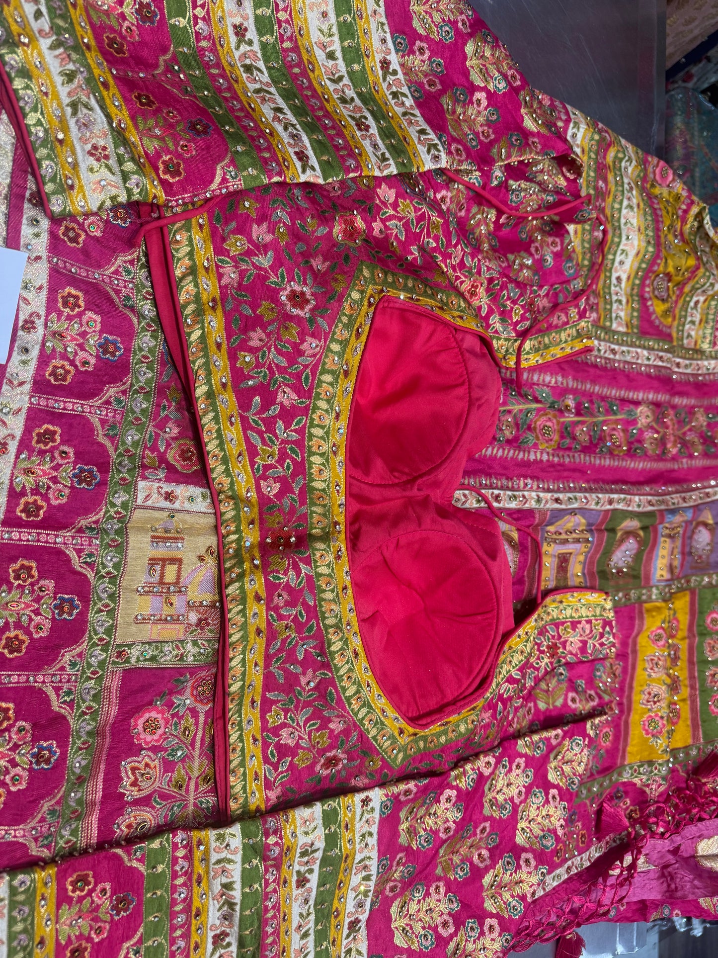 Beautiful designer saree with readymade blouse