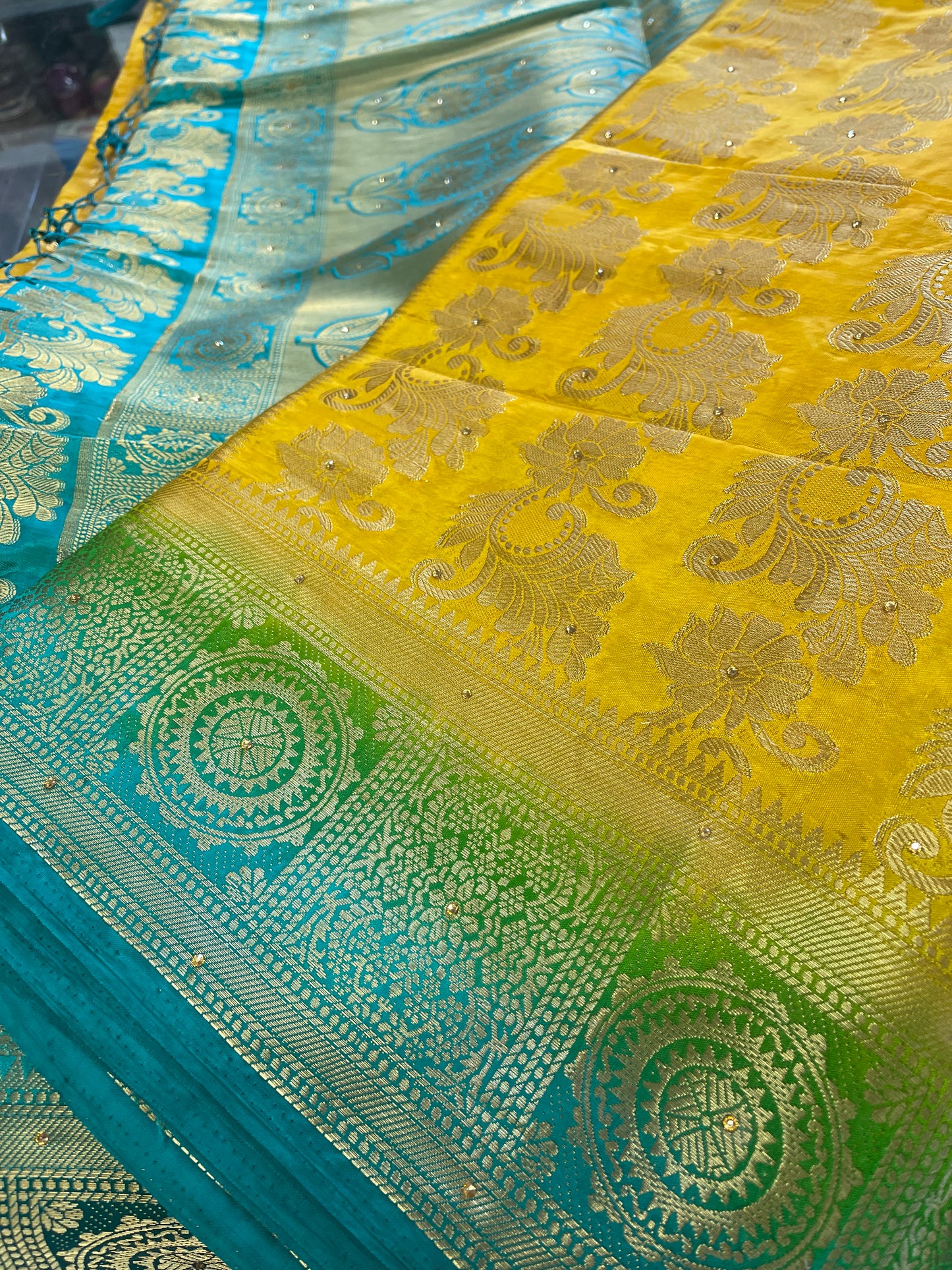 Beautiful designer silk saree