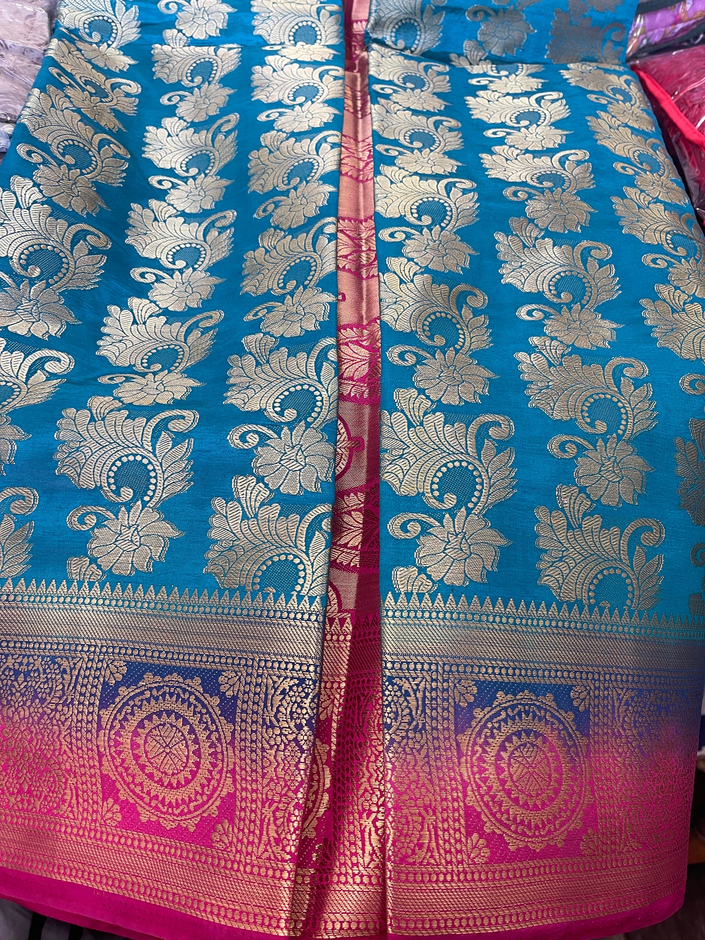 Beautiful designer silk saree