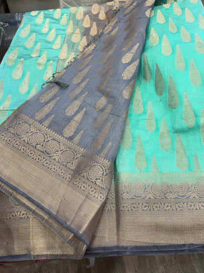 Beautiful designer silk saree