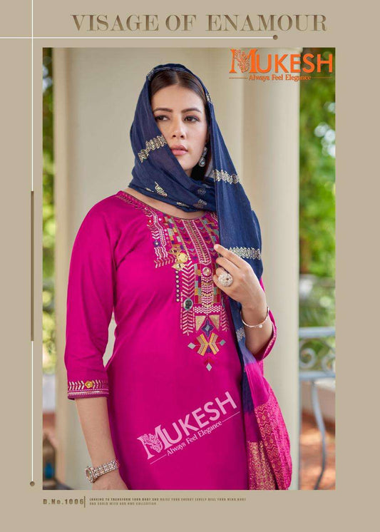 Beautiful designer Kurti plazo dupatta set