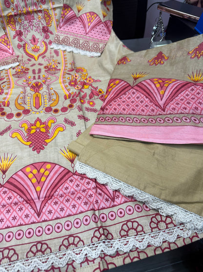 Beautiful designer Pakistani style suit