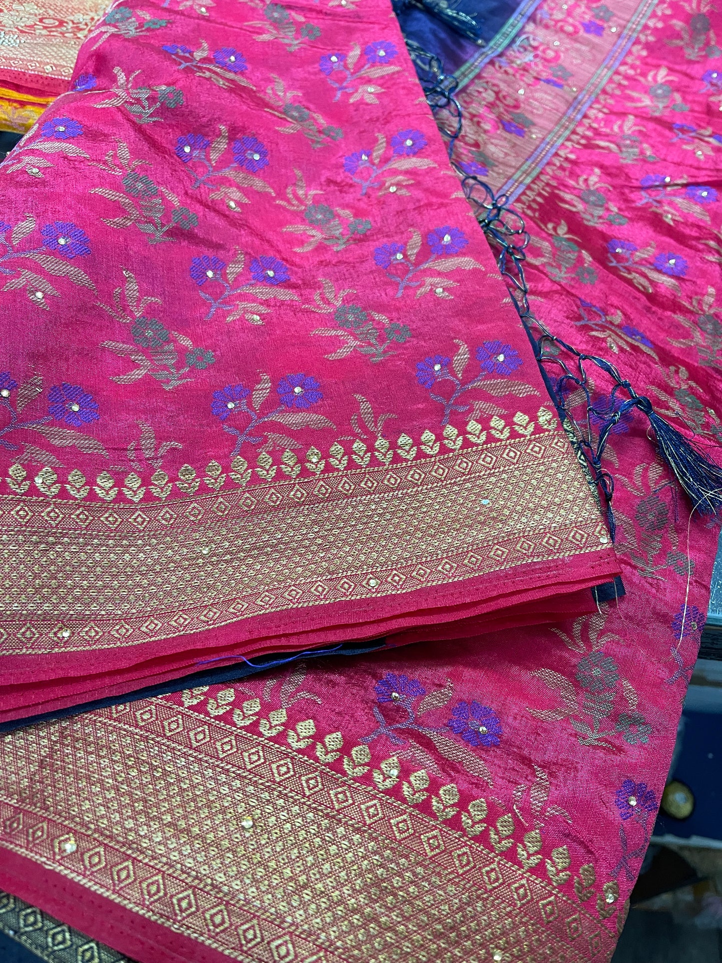 Beautiful designer silk saree