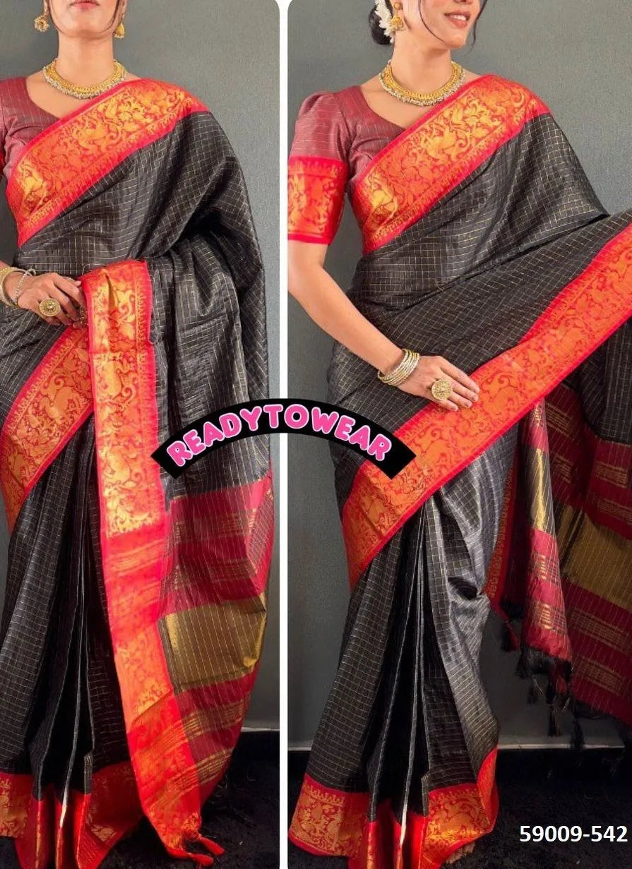 Beautiful designer ready to wear one minute saree