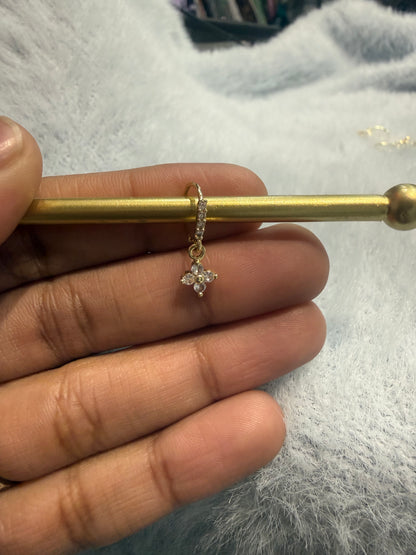 Beautiful designer stone nose ring