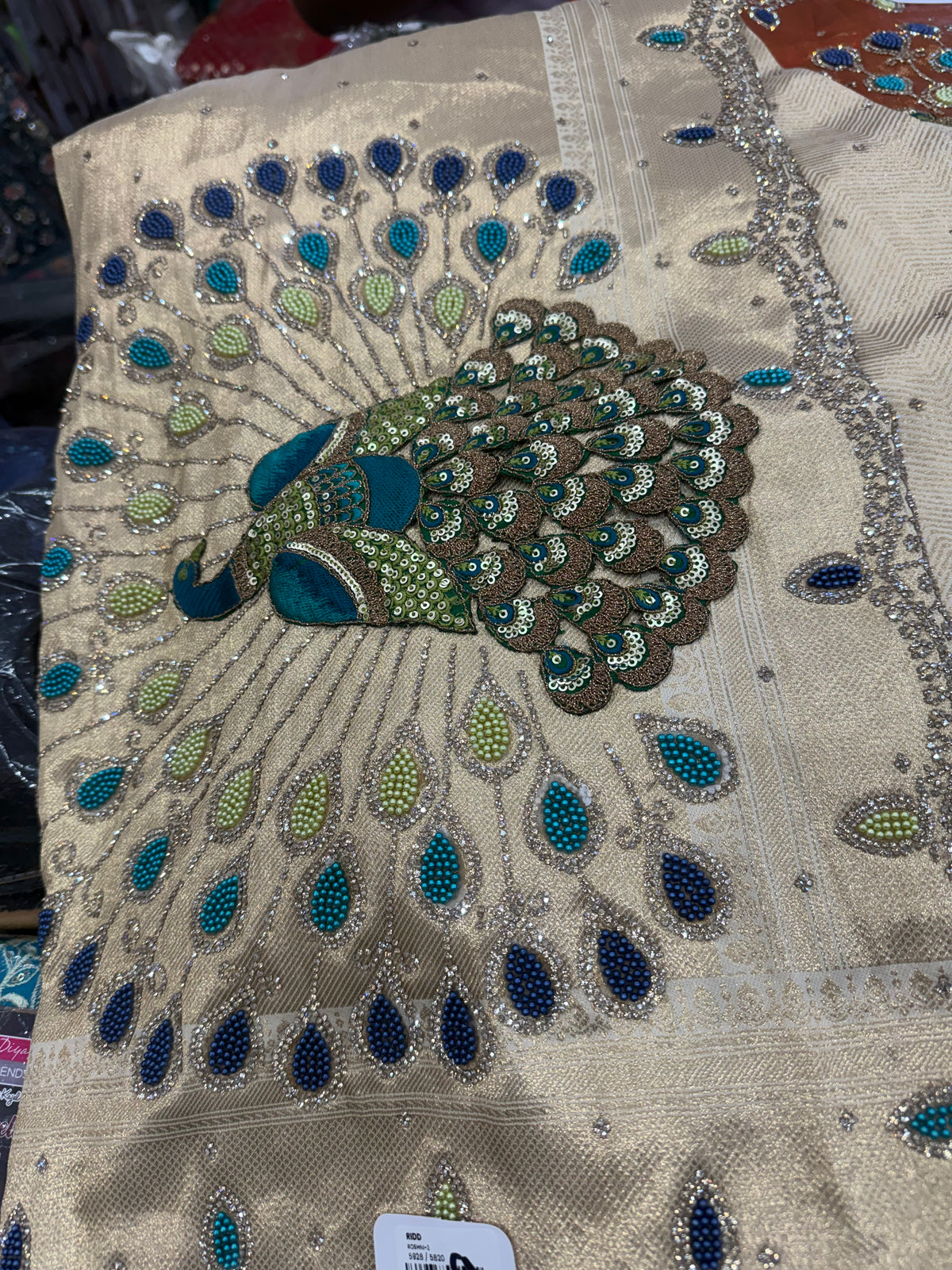 Beautiful designer pure silk saree